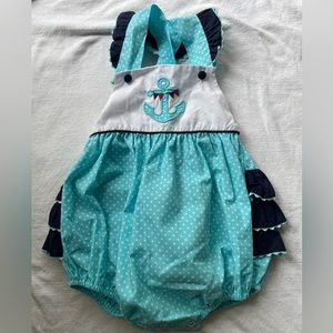 Stellybelly 18M nautical romper